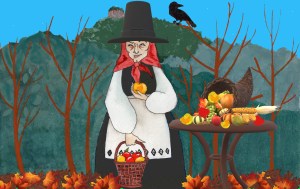 Thanksgiving pilgrim Baba Yaga